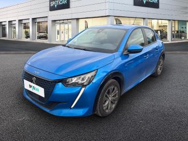 SPOTICAR Peugeot 208 E-208 136ch Style Occasion - Citadine Electrique Bleu Vertigo (v) - Dechy - 1203975892_1