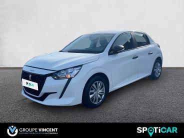 SPOTICAR Peugeot 208 1.2 Puretech 75 Like Occasion - Citadine Essence Teinte Opaque Blanc Banquise - Saint Doulchard - 1203982635_1