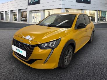 SPOTICAR Peugeot 208 E-208 136ch Style Occasion - Citadine Electrique Jaune - Brest - 1203989908_1