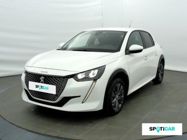 SPOTICAR Peugeot 208 E-208 136ch Style Occasion - Citadine Electrique Blanc Banquise (o) - Bourg En Bresse - 1203991284_1