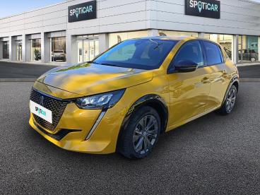 SPOTICAR Peugeot 208 Electrique 50 Kwh 136ch Style Occasion - Citadine Electrique Jaune - La Seyne Sur Mer - 1204008038_1