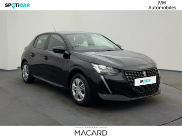 SPOTICAR Peugeot 208 1.5 Bluehdi 100ch S&s Active Occasion - Citadine Diesel Noir Perla Nera (m) - Boe - 1204010088_4