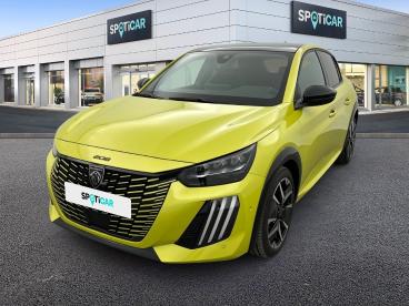 SPOTICAR Peugeot 208 Hybrid 145 E-dcs6 Gt Occasion - Citadine Essence Jaune - Pantin - 1204011266_1