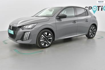 SPOTICAR Peugeot 208 Hybrid 100 E-dcs6 Allure Occasion - Citadine Essence Gris Selenium - Montendre - 1204013881_1