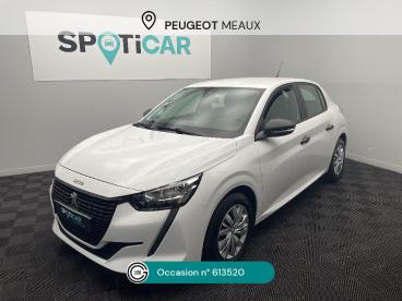 SPOTICAR Peugeot 208 Bluehdi 100 S&s Bvm6 Premium Occasion - Utilitaire Diesel Blanc - Meaux - 1204018465_1