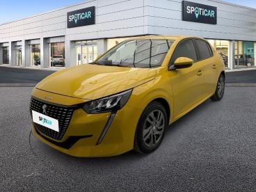 SPOTICAR Peugeot 208 Bluehdi 100 S&s Bvm6 Style Occasion - Citadine Diesel Jaune - Aubagne - 1204020207_1