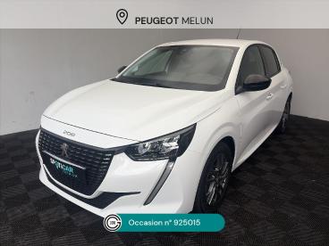 SPOTICAR Peugeot 208 Puretech 100 S&s Bvm6 Style Occasion - Citadine Essence Teinte Opaque Blanc Banquise - Cesson - 1204024397_1