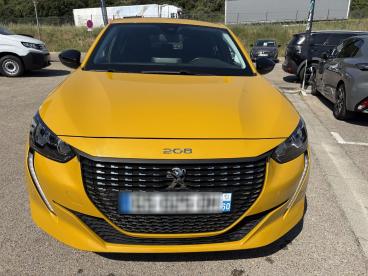 SPOTICAR Peugeot 208 Puretech 100 S&s Eat8 Style Occasion - Citadine Essence Jaune - Beaucaire - 1204036620_2
