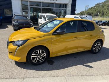 SPOTICAR Peugeot 208 Puretech 100 S&s Eat8 Style Occasion - Citadine Essence Jaune - Beaucaire - 1204036620_3