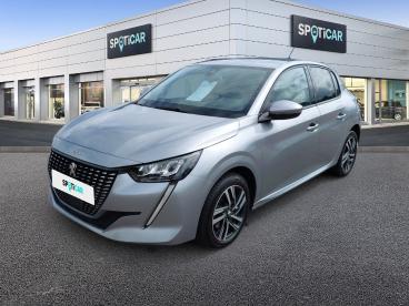 SPOTICAR Peugeot 208 Bluehdi 100 S&s Bvm6 Allure Pack Occasion - Citadine Diesel Gris - Honfleur - 1204053028_1