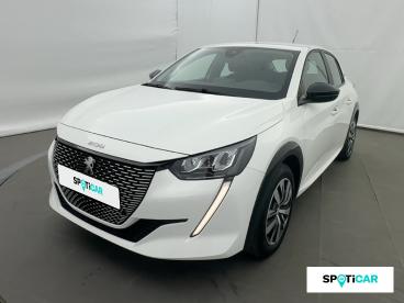SPOTICAR Peugeot 208 E-208 136ch Active Pack Occasion - Citadine Electrique Blanc Banquise (o) - Grenoble - 1204074011_1
