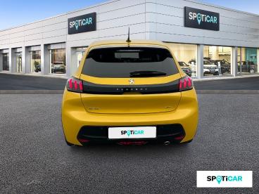 SPOTICAR Peugeot 208 Puretech 100 S&s Bvm6 Gt Occasion - Citadine Essence Jaune - Chateaubernard - 1204075253_5