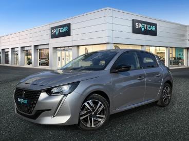 SPOTICAR Peugeot 208 Puretech 130 S&s Eat8 Allure Pack Occasion - Citadine Essence Gris Clair - Vert Saint Denis - 1204086605_1