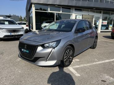 SPOTICAR Peugeot 208 Puretech 130 S&s Eat8 Allure Pack Occasion - Citadine Essence Gris Clair - Vert Saint Denis - 1204086605_3