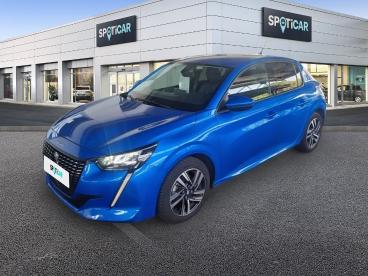 SPOTICAR Peugeot 208 Puretech 100 S&s Eat8 Allure Occasion - Citadine Essence Teinte Spéciale Bleu Vertigo - Roanne - 1204104311_1