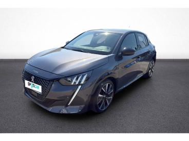 SPOTICAR Peugeot 208 Puretech 100 S&s Eat8 Gt Occasion - Citadine Essence Gris - Orange - 1204107111_1