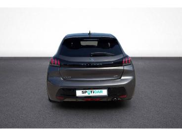 SPOTICAR Peugeot 208 Puretech 100 S&s Eat8 Gt Occasion - Citadine Essence Gris - Orange - 1204107111_5