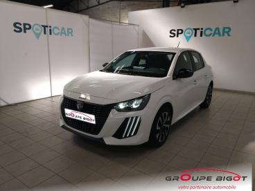 SPOTICAR Peugeot 208 1.2 Hybrid 110ch Style E-dcs6 Occasion - Citadine Hybride Blanc Okénite (m) - La chaussee saint victor - 1204128888_1