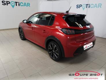 SPOTICAR Peugeot 208 1.2 Puretech 100ch S&s Gt Eat8 Occasion - Citadine Essence Rouge Elixir (v) - La chaussee saint victor - 1204134059_3