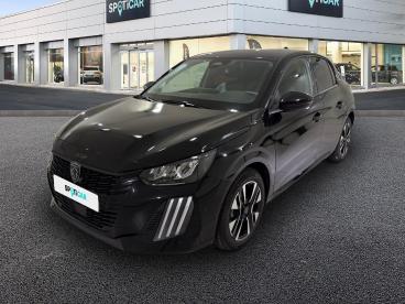 SPOTICAR Peugeot 208 1.2 Hybrid 110ch Allure E-dcs6 Occasion - Citadine Hybride Noir Perla Nera (m) - Quimper - 1204141247_1
