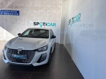 SPOTICAR Peugeot 208 1.2 Hybrid 110ch Edition E-dcs6 Occasion - Citadine Hybride Blanc Okénite (m) - Aurillac - 1204145570_1