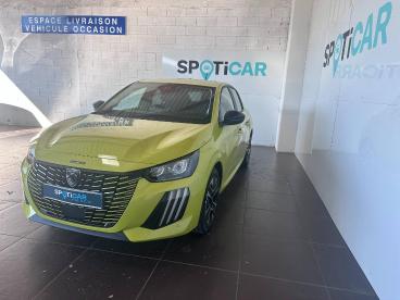 SPOTICAR Peugeot 208 1.2 Hybrid 110ch Edition E-dcs6 Occasion - Citadine Hybride Jaune Agueda (m) - Aurillac - 1204145571_1