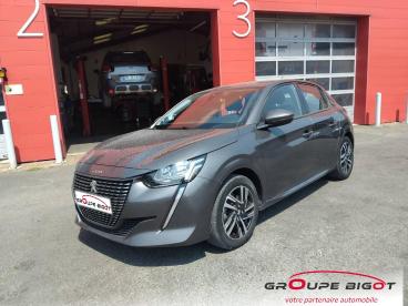 SPOTICAR Peugeot 208 1.2 Puretech 100ch S&s Allure Occasion - Citadine Essence Gris Platinium - Saint Ouen - 1204157412_1