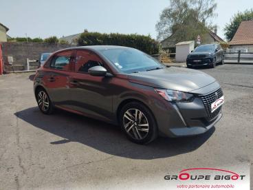 SPOTICAR Peugeot 208 1.2 Puretech 100ch S&s Allure Occasion - Citadine Essence Gris Platinium - Saint Ouen - 1204157412_2