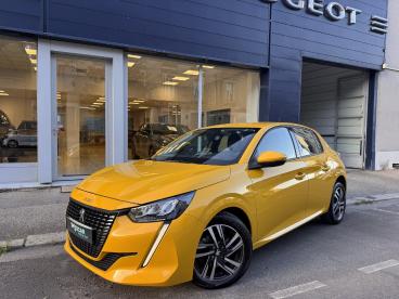 SPOTICAR Peugeot 208 Bluehdi 100 S&s Allure Occasion - Citadine Diesel Jaune - Tassin La Demi Lune - 1204183399_1