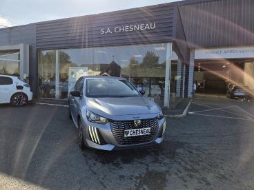 SPOTICAR Peugeot 208 Hybrid 100 E-dcs6 Allure Occasion - Citadine Hybride Gris Foncé - Segre-en-anjou Bleu - 1204187045_1