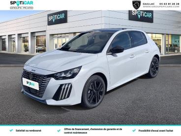 SPOTICAR Peugeot 208 E-208 136ch 50 Kwh Envy Occasion - Citadine Electrique Blanc Okénite (m) - Gaillac - 1204194186_1