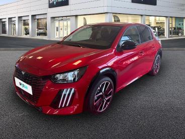 SPOTICAR Peugeot 208 1.2 Hybrid 110ch Envy E-dcs6 Occasion - Citadine Hybride Rouge Elixir (v) - Morlaix - 1204236319_1
