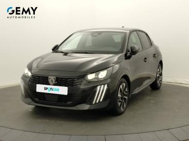 SPOTICAR Peugeot 208 Hybrid 110 Ch E-dcs6 Allure Occasion - Citadine Essence Noir - Auray - 1204247288_1