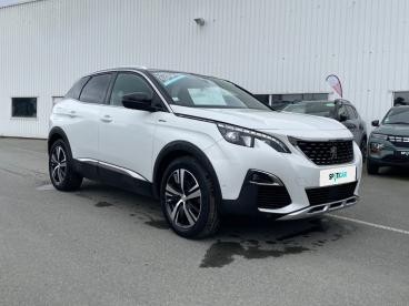 SPOTICAR Peugeot 3008 1.6 Ess 180ch S&s Gt Line Eat8 Occasion - Suv-4x4 Essence Blanc Nacré (s) - St Agathon - 1203250651_3