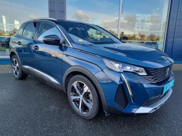 SPOTICAR Peugeot 3008 Bluehdi 130 S&s Eat8 Gt Occasion - Suv-4x4 Diesel Bleu - Auzebosc - 1203800039_3