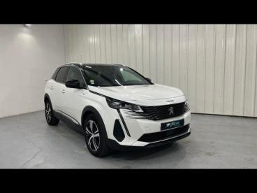 SPOTICAR Peugeot 3008 1.5 Bluehdi 130ch S&s Gt Eat8 Occasion - Suv-4x4 Diesel Blanc Nacré (n) - Orthez - 1203950152_3