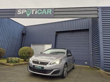 SPOTICAR Peugeot 308 .0 Bluehdi 180 S&s Eat6 Gt Occasion - Berline Diesel Gris Clair - Mauges-sur-loire - 1203365981_1