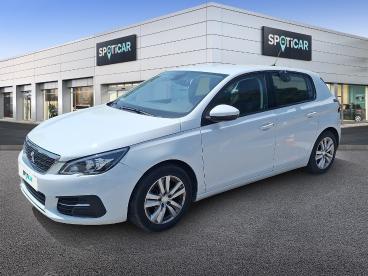 SPOTICAR Peugeot 308 Puretech 110ch S&s Bvm6 Active Occasion - Berline Essence Blanc - Mezzavia - 1203573578_1