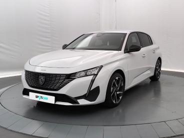 SPOTICAR Peugeot 308 130 Bhdi Allure Eat8 Occasion - Citadine Diesel Blanc Banquise - Pezenas - 1203586621_1