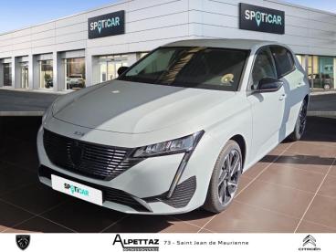 SPOTICAR Peugeot 308 1.5 Bluehdi 130ch S&s Allure Eat8 Occasion - Berline Diesel Blanc Okénite (m) - Saint Jean De Maurienne - 1203594977_1