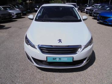 SPOTICAR Peugeot 308 1.2 Puretech 130ch Allure S&s 5p Occasion - Berline Essence Blanc Banquise - Bagnols Sur Ceze - 1203612456_2