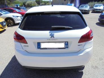 SPOTICAR Peugeot 308 1.2 Puretech 130ch Allure S&s 5p Occasion - Berline Essence Blanc Banquise - Bagnols Sur Ceze - 1203612456_5