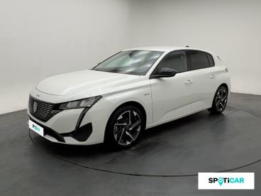 SPOTICAR Peugeot 308 Phev 180ch Allure Pack E-eat8 Occasion - Berline Hybride Rechargeable Blanc Nacré (s) - Bourg En Bresse - 1203637345_1