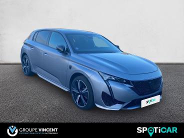 SPOTICAR Peugeot 308 Gt Hybrid 136   E-dcs6 Occasion - Berline Hybride Gris Artense - Saint Doulchard - 1203642534_3