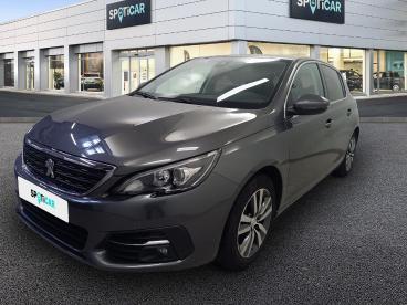 SPOTICAR Peugeot 308 1.2  130ch E6.c S&s Allure Eat8 Occasion - Berline Essence Gris Platinium - Brest - 1203646814_1