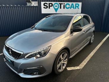 SPOTICAR Peugeot 308 Gt Line 130 Ch Occasion - Berline Essence Gris Clair - Chemille - 1203654510_1