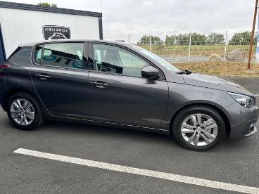 SPOTICAR Peugeot 308 Bluehdi 130 Eat8 Active Business Occasion - Berline Diesel Gris Foncé - Chemille - 1203654513_5