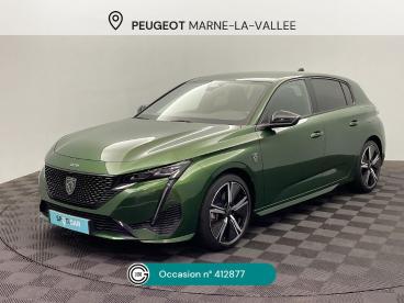 SPOTICAR Peugeot 308 Phev 180 E-eat8 Gt Occasion - Berline Hybride Rechargeable Vert Fonce - Montevrain - 1203662302_1