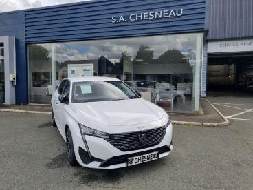 SPOTICAR Peugeot 308 Puretech 130 S&s Eat8 Allure Pack Occasion - Berline Essence Blanc - Segre-en-anjou Bleu - 1203673107_1