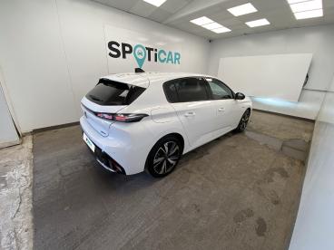 SPOTICAR Peugeot 308 Phev 180 E-eat8 Allure Occasion - Berline Hybride Rechargeable Blanc - Pessac - 1203686884_4